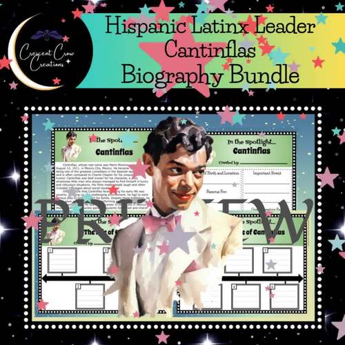 Hispanic Latinx Leader Cantinflas Hispanic Heritage Month Biography Bundle