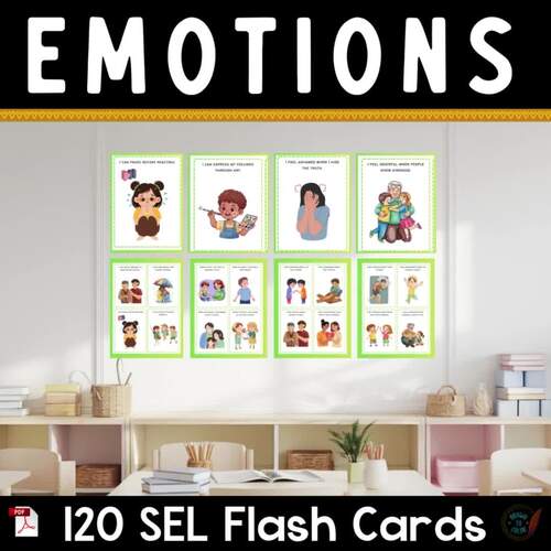Emotions & Feelings Cards | SEL | Mental Health & Coping Skills | TPT