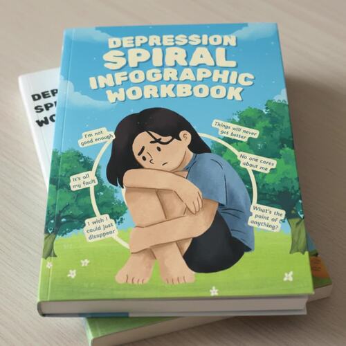 Depression Workbook, Mental Health Therapy Coping Skill, Self-Help ...