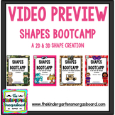 Video Preview: Shapes Bootcamp A 2d and 3D Shape Creation