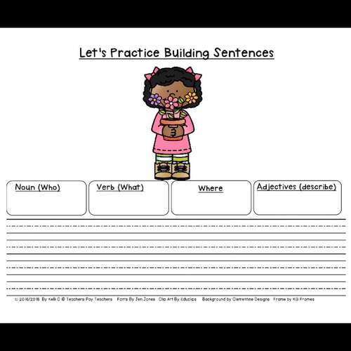 expanding-sentences-by-adding-adjectives-worksheets-for-spring-by-kelli-c