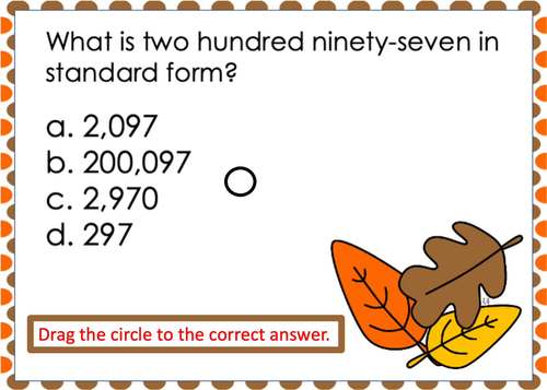 Fall Autumn Math Task Cards | DIGITAL | Math Centers Problem Solving