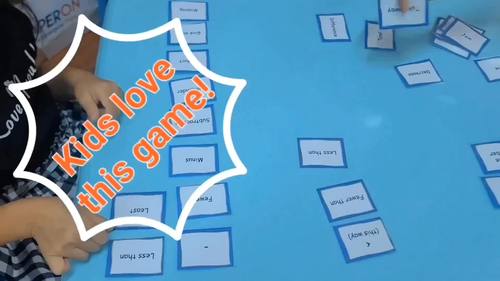Math Terms & Math Vocabulary for ESL & Mainstream - Gamecards / Flashcards Set 1