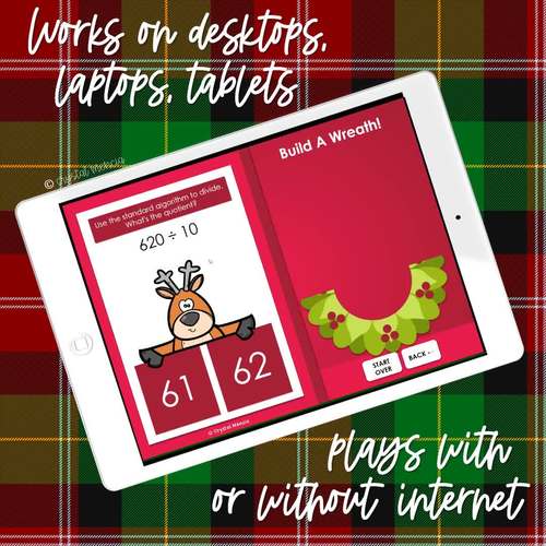 Multidigit Division Using the Standard Algorithm Digital Holly Hunt Game