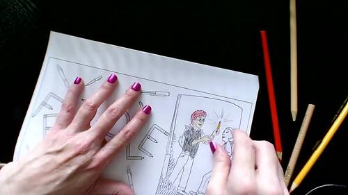 Frindle Novel Study Coloring Sheets Helps Students with Focus by Blazer ...