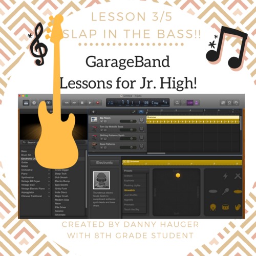 Preview of Garage Band Music Recording for Computer Science Unit
