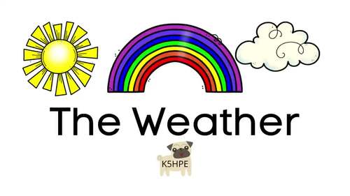 Preview of The Weather, Simple Science, Vocabulary, Early Literacy Video/Ebook