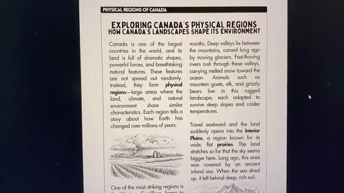 Canada Geography Worksheets, Map skills, Mapping Activities, Canadian Map
