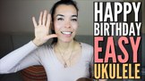 HOW TO play Happy Birthday on Ukulele | EASY Tutorial (3 Chords)