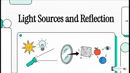 Preview of Lights & Shadows: Light Sources & Reflection | Science Video