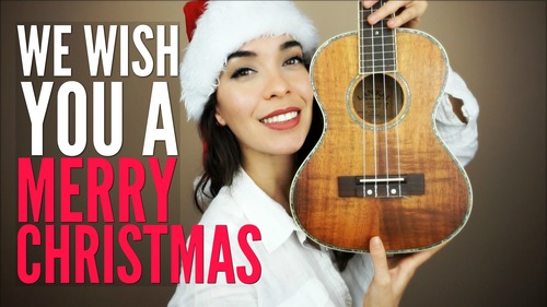Preview of The BEST We Wish You A Merry Christmas Tutorial for Ukulele (Chords & PDF)