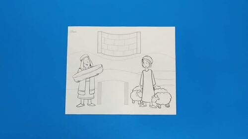 Jacob Meets Rachel - 3D Bible Craft by 10 Minutes of Quality Time