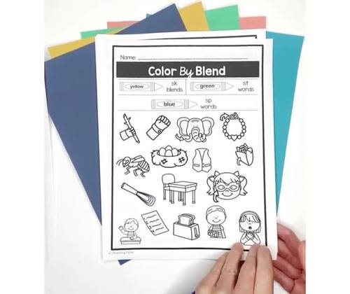Consonant Blends Blends - Initial Blends Activities