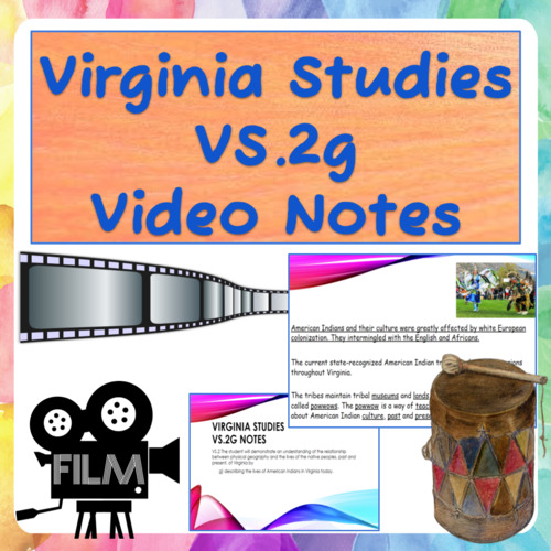 Preview of Virginia Studies VS.2g Notes Recording