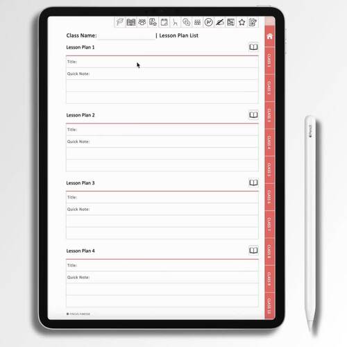 2024 2025 Teacher Planner for iPad - Optimized for Effective Classroom ...