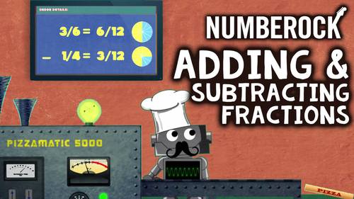 Preview of Adding and Subtracting Fractions with Unlike Denominators with Models FREEBIE