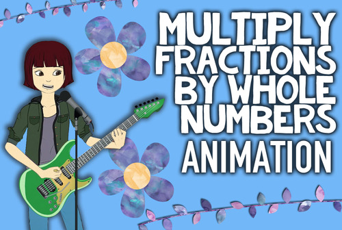 Preview of Multiplying Fractions by Whole Numbers Song