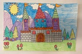 Mary Blair Castle Drawing Lesson - Grades 2-3