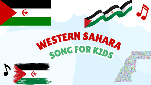 Preview of Western Sahara Song for Kids | Geography Song | Country Study