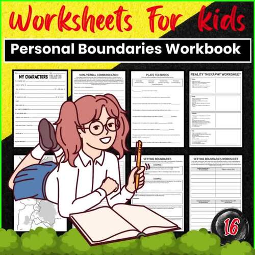 Personal Boundaries Worksheet by Lib Anatomy school | TPT