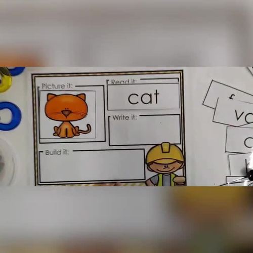 WORD BUILDING|CVC WORDS by Teach4SuccessLLC | TPT