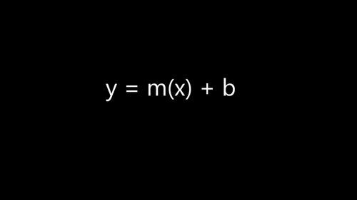 Preview of Algebra - Slope Intercept Form y=m (x) + b with Worksheet