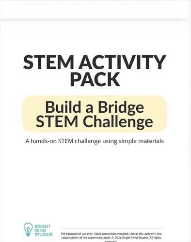 Engineering and Physical Design STEM Challenge Bundle: 6 Hands-On ...