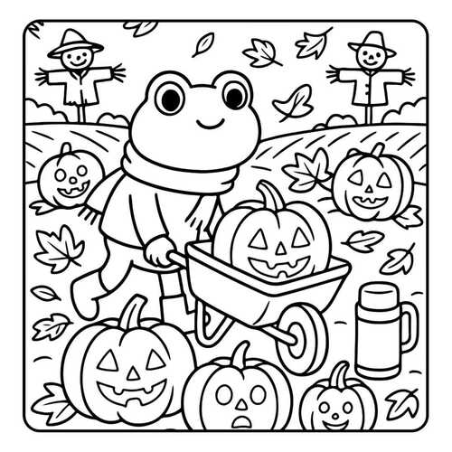 Frog Days Coloring Pages | 45 Cozy & Fun Animal Activity Sheets | TPT