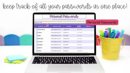 Teacher Password Keeper Where to Keep Passwords for Google Accounts & More