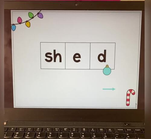 Digraphs Segmenting and Blending Words Slideshow FLASH 50% OFF | TPT