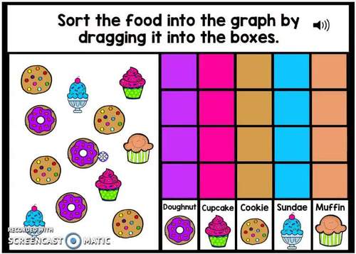 Graphing Data Boom Cards For Kindergarten By Terrific Teaching Tactics