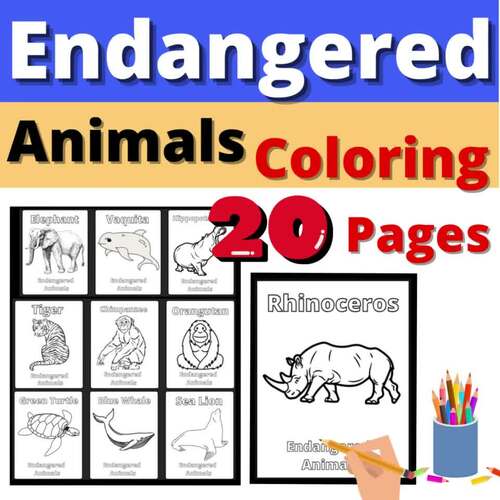 10 Endangered Animal Coloring Pages for Nature Awareness