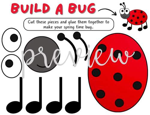 Build a Bug, Build a Butterfly & Build a Frog | Life Cycle Craft Activities