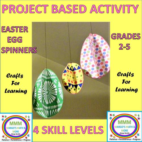 Distance Learning Craft Egg Spinners Following Directions/Writing