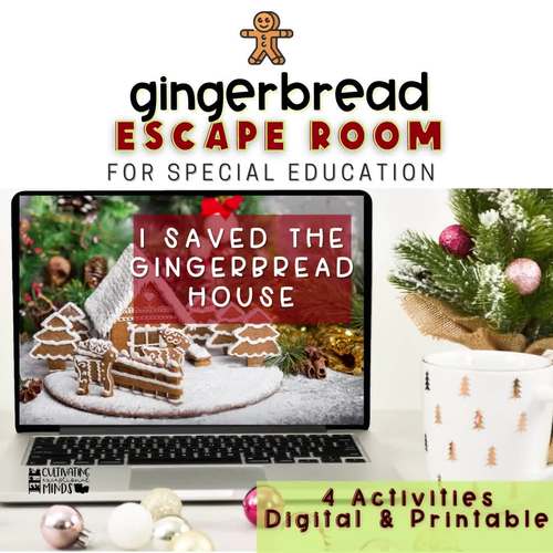 Gingerbread House Escape Room For Special Education Christmas Life Skills
