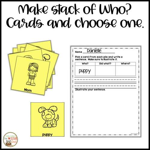 Build a Sentence Writing Center | Writing Resource | TpT