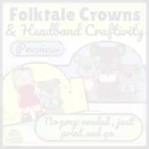 Goldilocks and the Three Bears Coloring Crown Craftivity & Role Play ...