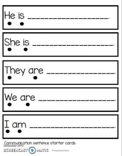parts of speech verbs special education by totally autism tpt