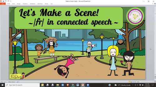 Let's Make a Scene: Vocalic /r/ in Connected Speech by Global Education ...