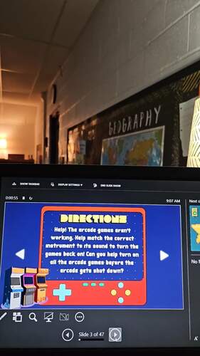 Instrument Family: Timbre Interactive Elementary Music Game 