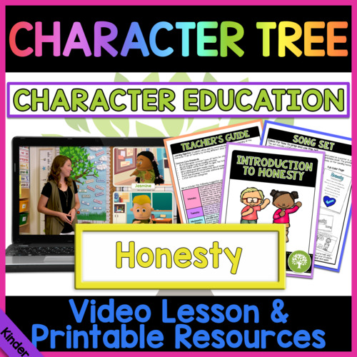 Preview of Honesty 1 of 4 | Character Education for Kindergarten