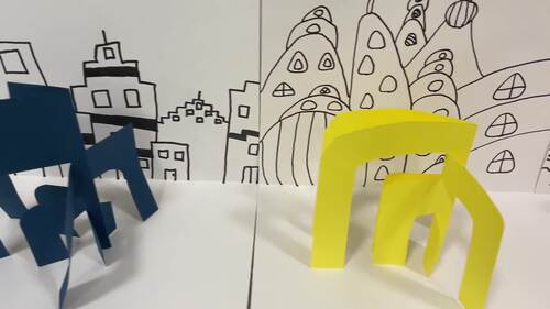 CALDER CITY SCULPTURE UNITY ART PROJECT, ACTIVITY BOOK & LESSON PLAN ...