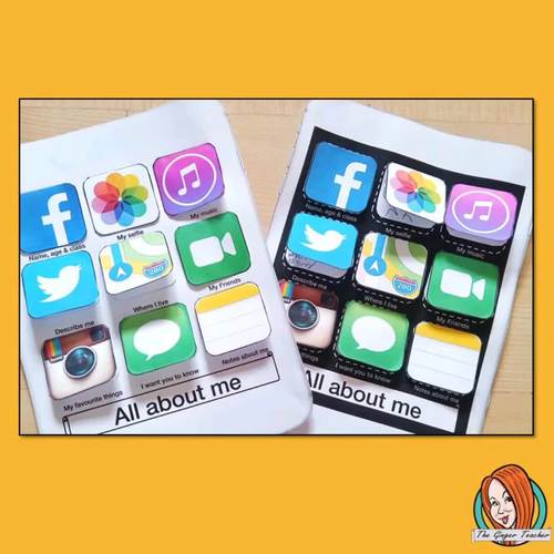 All About Me Craft Activity by The Ginger Teacher | TpT