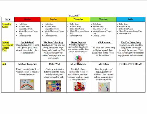 January Infant Lesson Plans by Admin 4 You | TPT