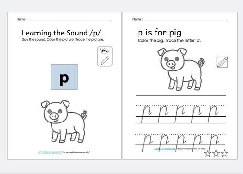 UFLI Aligned Lesson 6: Letter P Phonics Activities | Science of Reading ...