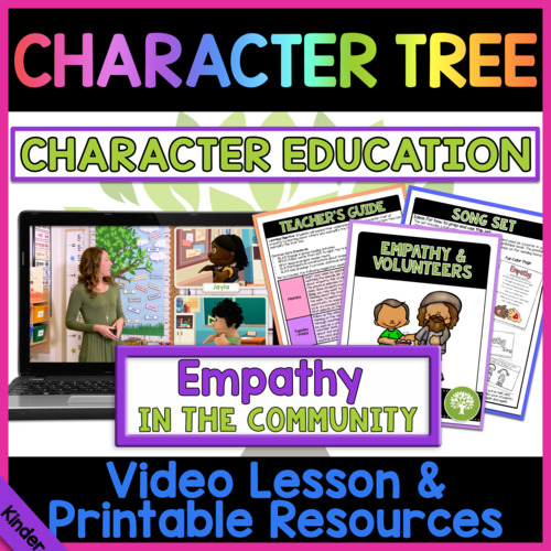 Preview of Empathy & Volunteers 3 of 4 | Character Education for Kindergarten