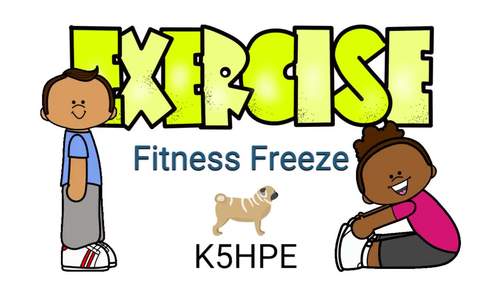 Preview of Fitness Freeze #2 Kids Exercise, DPA, Classroom Brain Break (5 Mins)