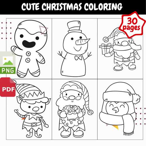 Christmas Coloring Sheets for Kindergarten December Winter Themed ...