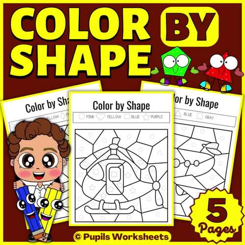 Transportation Color By Code Shapes - Transportation Themed Color By Shape