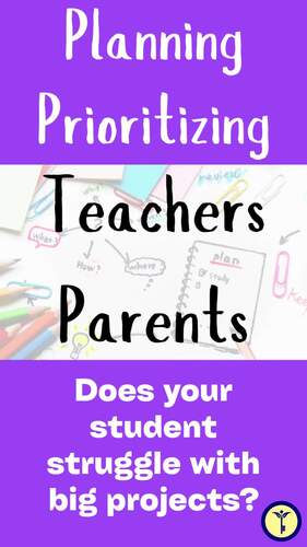 Executive Function: Planning & Prioritization Special Education IEP Support